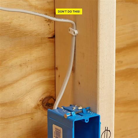 how far shoud an electrical box stick out from studs|standard for electrical boxes.